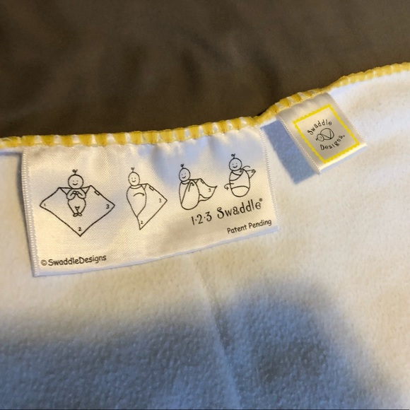 Swaddle Designs 39” x 40” White Baby Receiving Blanket Sheets EUC - Picture 5 of 5